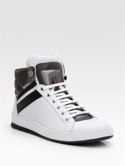 dior men's white sneakers|Dior high top sneakers men.